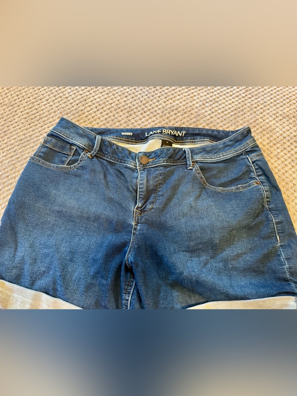 Lane Bryant denim shorts